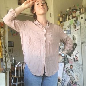 Madewell Pink Button Down
